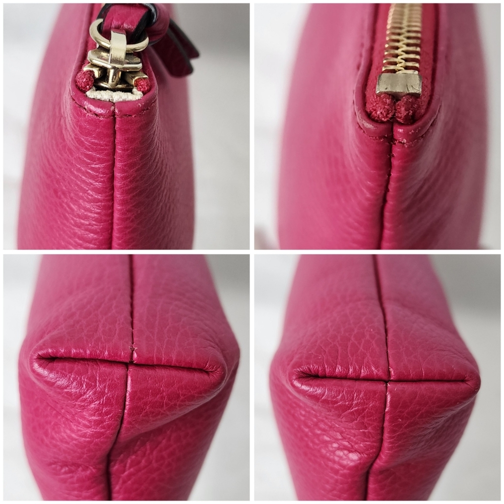Auth Gucci Swing Calfskin Leather Pouch - Picture 8 of 8
